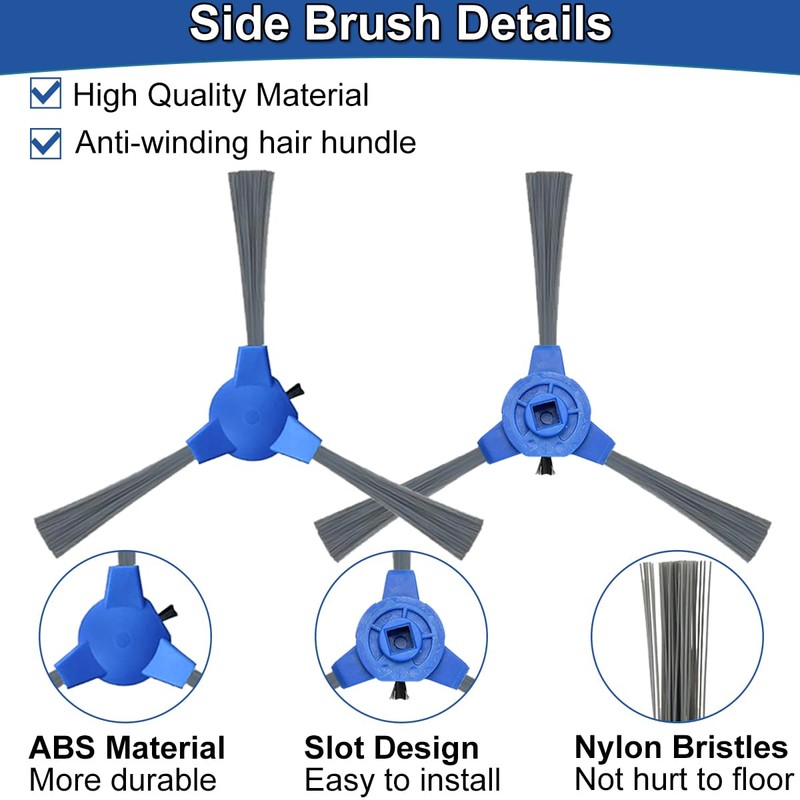 EATBALE Accessories Kit Brushes Replacement for Eufy RoboVac 35C, 11S
