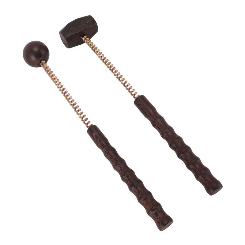 2pcs Percussion Ball Hammer Massager Chicken Wings Wood Reduce Fatigue