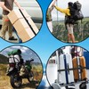 Thinp Pack of 4 Nylon Webbing with Adjustable Buckles 25