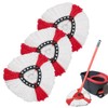 GFRED Set Of 3 Mop Head Replacement Compatible With Vileda