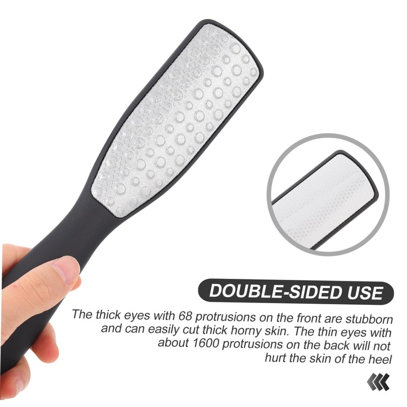 Baluue 3pcs Double-sided Callus Remover Foot Care Tool for Feet