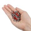 sourcing map 100 Sets Leather Rivets, 8mm Double Cap Rivets