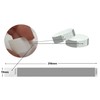 Tyvek Wristbands 3/4 inch 100 Pack, Paper Like Bracelets Used