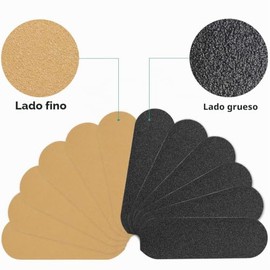 AOPOCKAN TECH Lima profesional de pedicura, doble cara gruesa y fina y reutilizable de acero inoxidable, para eliminar callos y callos