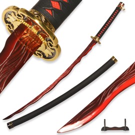 46inchs Rivers of Blood Katana Carbon Steel Handmade Anime Sword KR