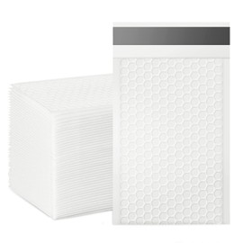 packbabol Bubble Mailers, 4x7 Inch Padded Bubble Mailers Pack of 50 Bubble Envelopes Opaque Self Seal Adhesive Waterproof Bags for Shipping and Packaging (White, 4x7-50Pc)