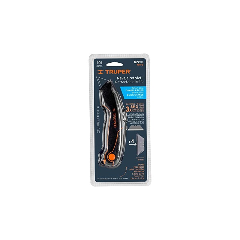 TRUPER NM-6 7" Multipurpose Utility Knife