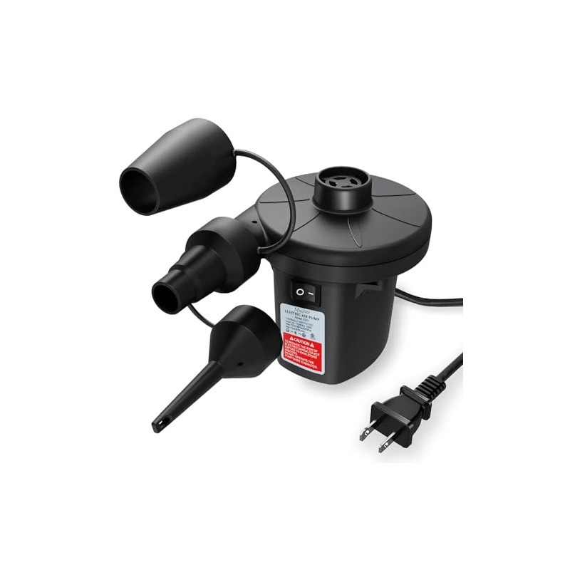 MAXEVER Quick-Fill Electric Air Pump - Inflator & Deflator
