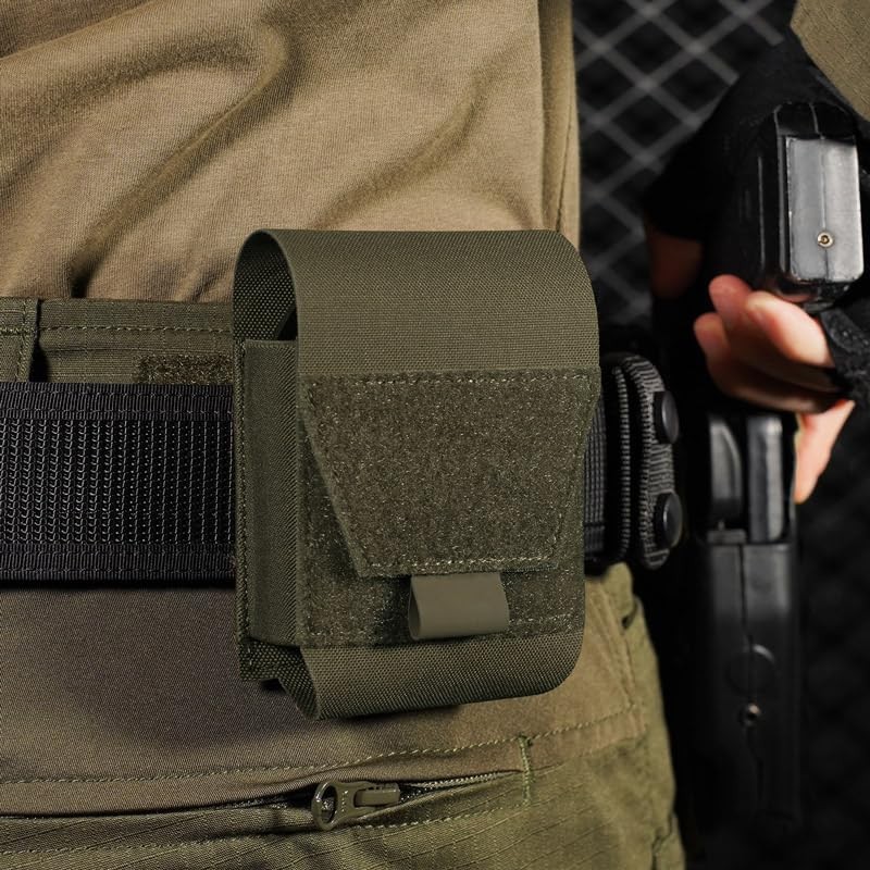 KRYDEX Handcuff Holder with MOLLE and Belt Loop Molle Handcuff