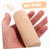 BUGUUYO Essential Oil Wooden Storage Box Round Single Bottle Case