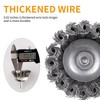 AOKLIT 7 Pack Twist Knot Wire Wheel Brush Crimped Cup