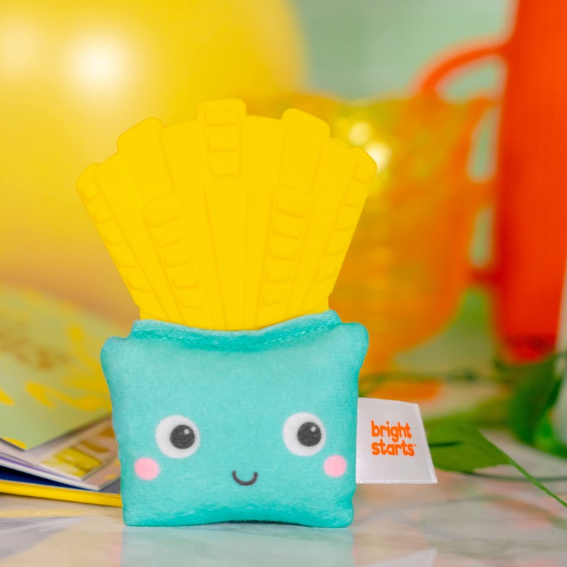 Bright Starts Side of Smiles French Fry Teether Toy with