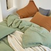Simple&Opulence 100% Linen Duvet Cover Set 2pcs Natural French Basic