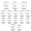 230 Pcs Large Flat Washer Set, Stainless Steel Washers, Lock