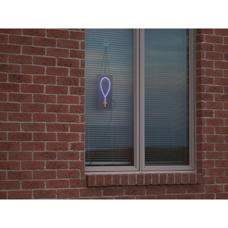 Rosary - LED Lighted Indoor Rosary - Window Rosary