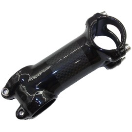 Phalatina Ultra Light Aluminum Carbon Handle Bar Stem 2.4 - 4.7 inches (60 - 120 mm) Mountain Bike Road Bike Beautiful Carbon Pattern Comfortable Cycling (4) 3.5 inches (90 mm) Clear Black