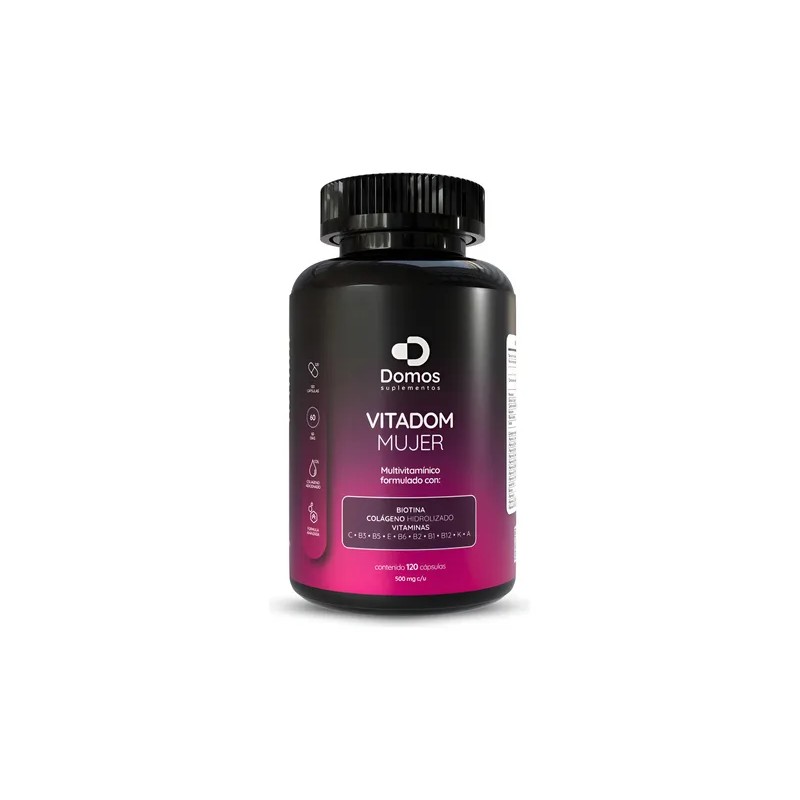 Domos Multivitaminico Mujer Vitadom 120 Cápsulas