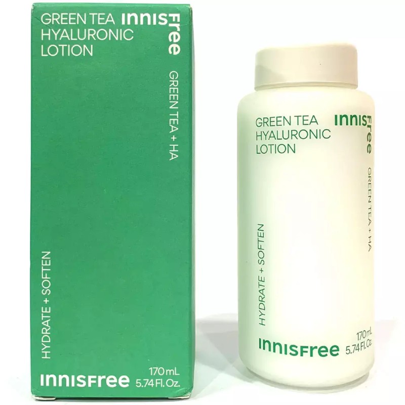 Innisfree 이니스프리 그린티 히알루론산 로션 170ml Innisfree Green Tea Hyaluronic