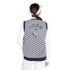 Cox Sportif LG4FVE50L Women's Sweater Vest, Plover Pattern, Lightweight, Patch,