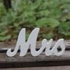 Amajoy Mr & Mrs Wooden Letters Wedding Table Decoration Available