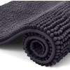OLANLY Chenille Bath Mat, Non-Slip Bathroom Rug, Soft Bath Mat,