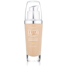 L'Oreal Paris True Match Lumi Healthy Luminous Makeup, W3 Nude Beige, 1 fl; oz.