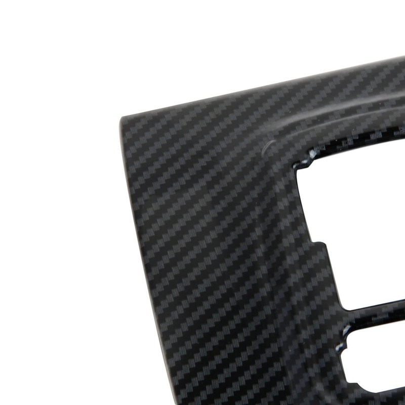 crosselec Carbon Fiber Central Control Gear Shift Panel Cup Holder