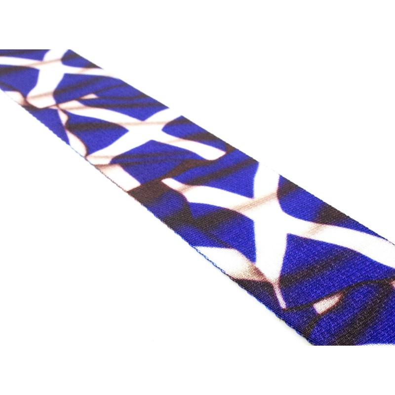 Vtar Vegan Scottish Saltire Flag Style Blue and White Guitar