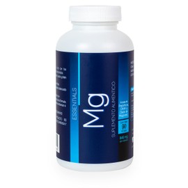 ESSENTIALS MAGNESIO | Mezcla de citrato y óxido de magnesio | Enriquecido con Prebióticos | 90 cápsulas vegetales | Cada cápsula aporta 425mg de Mg | Salud y Bienestar con Essentials