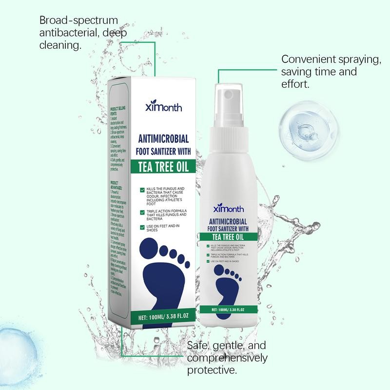 Foot Spray with Tea Tree Oil, Foot Care Dry Feet