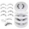 4 Pairs Magnetic Eyelashes Natural Look Kit False Eyelashes No