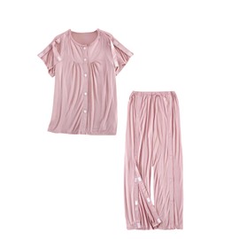 DEEYOTA Post-operative Nursing Clothes,Bedridden Patient Clothes,Modal Patient Gowns,Easy to Put on and Take Off,Suitable for Bedridden Patients,Fractures,the Elderly