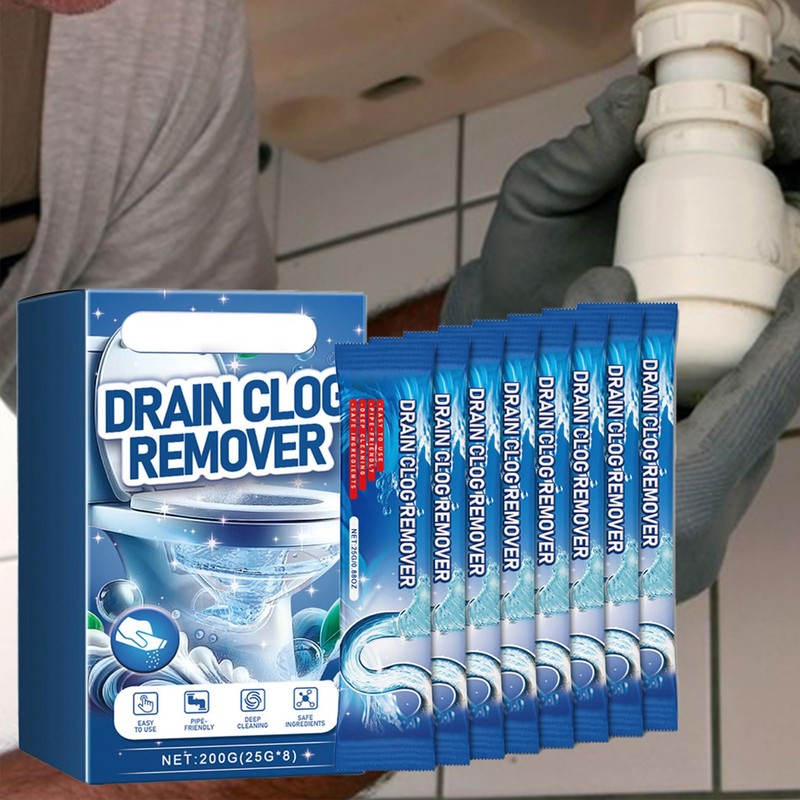 Pipeline Dredging Agent,Powerful Pipeline Unclogging Powder | Fast Acting Clog