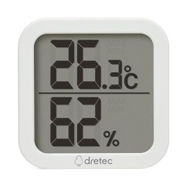 Doritec O-414WT Digital Thermometer/Hygrometer, White