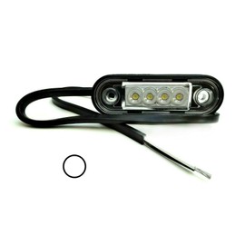 MelTruck® 2 x LED Marker Light Position Light Ultra Flat 12 V 24 V Car Truck Trailer