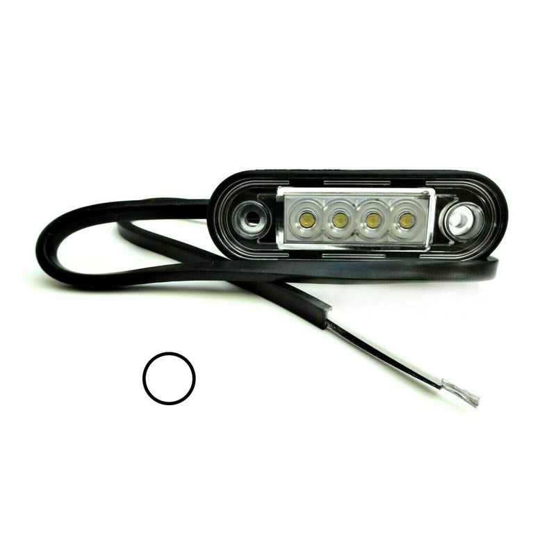 MelTruck® 2 x LED Marker Light Position Light Ultra Flat