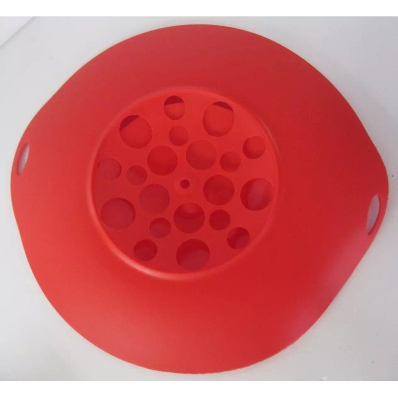 Dynaforge Houseware Boil Over Preventer Silicone Red Fits 6 -