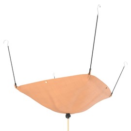 BERPET Ceiling Roof Leak Drip Diverter Tarp Heavy Duty Rain Diverter Kit for Roof with Drainage (5' * 5' Khaki)