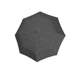 reisenthel Umbrella Pocket Classic Compact Pocket Umbrella Made from Recycled PET Bottles with Ergonomic Handle Design, black, UMBRELLA