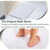 Fakoidat 2 x Elegant Earth Bath Stone Mat (White 23.5