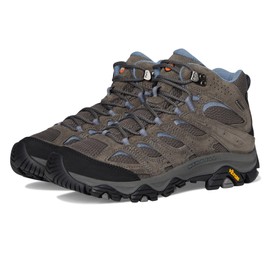 Merrell Women's Moab 3 Mid Waterproof Hiking Boot, New Granite, 7
