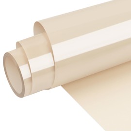 WRAPXPERT Cream HTV Vinyl Rolls Beige Heat Transfer Vinyl 12''x5ft Iron on Vinyl for T-Shirts,Heat Press Vinyl for DIY Designs