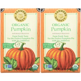 Farmers Market Organic Pumpkin Puree-15 Oz-2 Pack