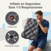 Cojín Inflable para Asiento de Avión y Viajes Largos, Portátil