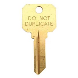 DND SC1 Do Not Duplicate Key Blank for Schlage Lock Sets, Brass Finish - Pack of (50)