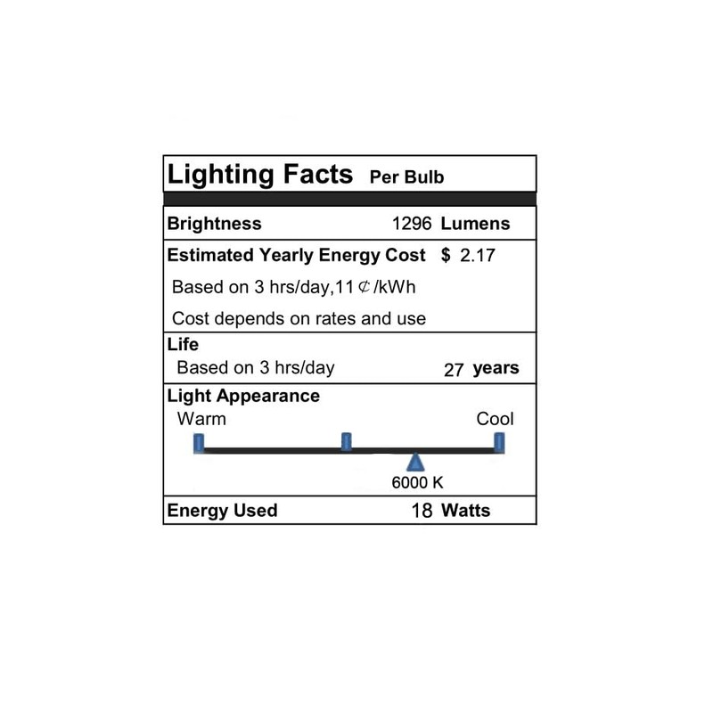 LEDUPDATES Walk in Cooler Fridge LED Light 5FT C3014 +