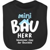 Shirtracer - Baby Bib - Sayings - Mini Builder White,