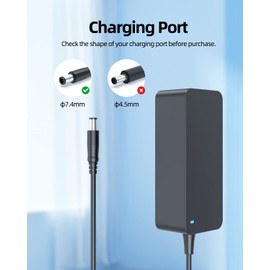 65W Ladegerät für Dell-Latitude 11 12 14 3150 7214 5414 7414 3300 3310 3350 3488 3588 5288 5488 7204 7380 Rugged 2-in-1 Vostro 3360 Laptop Netzteil Ladekabel AC Adapter Charger