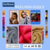 StoffBook blue SOFT FLEECE FABRIC WELLNESS MATERIAL, d212