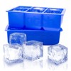 Large Cube Silicone Ice Tray, 2 Pack by Kitch, Giant